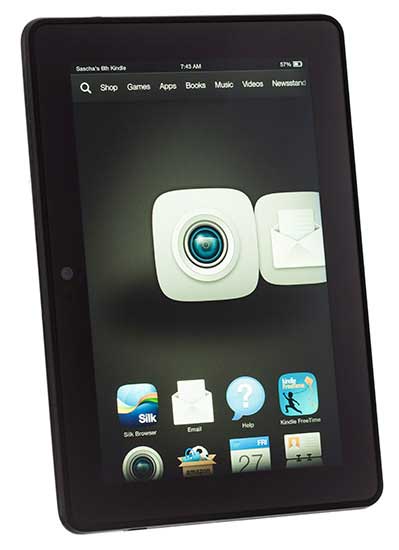 قیمت تبلت های برتر در سال 2014 11 تبلت اندرویدی amazon-kindle-fire-hdx-angle