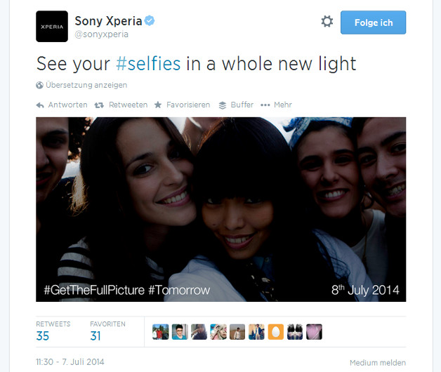 sony-selfie-tweet-screenshot